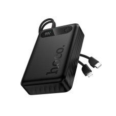 Повербанк Hoco J171A 22.5W з кабелем 2в1 (20000 mAh) (Black)