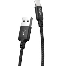 Кабель Hoco X14 Times Speed USB-A – Type-C (2 м · 15W · 3A) (Black)