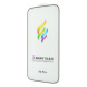 Захисне скло Color Frame для Apple iPhone 16 Pro (Full Glue) (Silver)