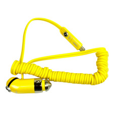 Автомобильное зарядное устройство Remax RCC-211 USB-A (12W · 2.4A) с кабелем 3в1 (Yellow)