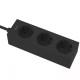 Сетевой фильтр Proove Magnet Strip на 3 розетки (1.6 м) (Black)