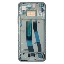 Дисплей для Xiaomi Mi 11 Lite (4G) с тачскрином в рамке (Silver) (Original PRC)