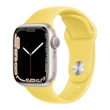 Ремешок Hoco WA01 для Apple Watch 42/44/45/49 мм Band Silicone (Light Lemon)