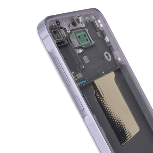 Дисплей для Samsung A556 Galaxy A55 (5G) (2024) з тачскріном в рамці (Light Violet) (Original)