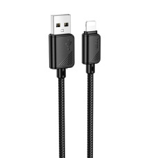 Кабель Hoco X113 Beneficio USB-A – Lightning (1 м · 12W · 2.4A) (Black)