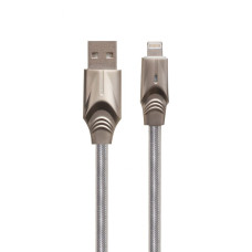 Кабель Borofone BU12 Synergy USB-A – Lightning (1.2 м · 12W · 2.4A) (Silver)