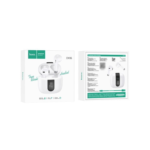 Наушники Bluetooth Hoco EW36 TWS (White)