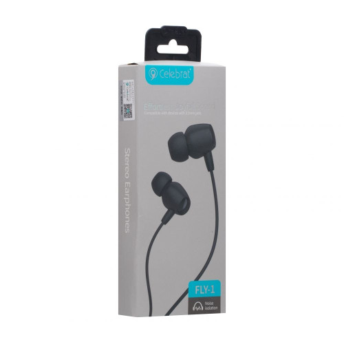 Наушники Celebrat FLY-1 3.5 мм (Black)