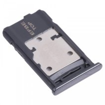 Держатель SIM-карты для Samsung M317 Galaxy M31s (2020) (версия на 2×SIM) (Black)