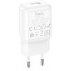 Сетевое зарядное устройство Hoco C96A USB-A (10.5W · 2.1A) (White)