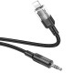Аудиокабель AUX Hoco UPA27 Lightning – 3.5 мм (1.2 м) (Black)