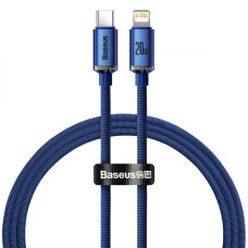 Кабель Baseus Crystal Shine Series Type-C – Lightning (1.2 м · 20W · 2.4A) (CAJY000203) (Blue)