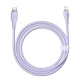 Кабель Baseus Pudding Series Type-C – Lightning (1.2 м · 20W) (Purple)