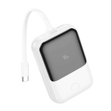 Повербанк Hoco Q33 22.5W+PD20W з кабелем Type-C (10000 mAh) (White)