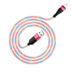 Кабель Hoco U85 Charming night USB-A – Lightning (1.2 м) (Red)
