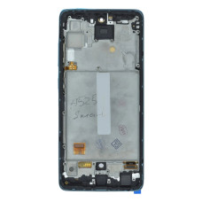 Дисплей для Samsung A525 Galaxy A52 (2021) з тачскріном в рамці (Blue) (OLED) (Small size)