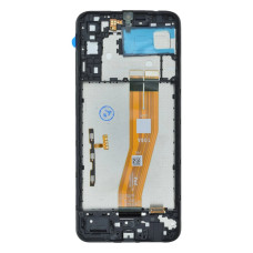 Дисплей для Samsung A042 Galaxy A04e (2022) с тачскрином в рамке (Black) (Brand Pack)