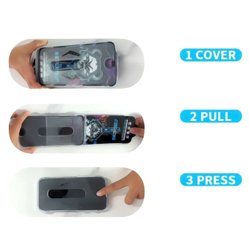 Защитное стекло BEISOKY Magic Box ESD для Apple iPhone 16e (Full Glue) (Black)