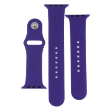 Ремешок для Apple Watch 42/44/45/49 мм Band Silicone, 2 шт (Purple)