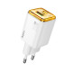 Сетевое зарядное устройство Hoco N52 USB-A+USB-C (20W · 3A) (White)