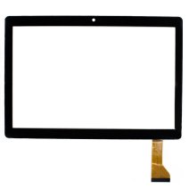 Сенсорное стекло для Digma CITI 1508 (4G) (универсальное №425) (Размер 164x237 мм) 50 pin (Black) (Отверстие под камеру по центру) (version 10)
