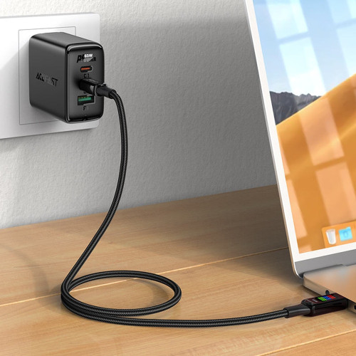 Кабель Acefast C7-03 Type-C – Type-C (1.2 м · 100W · 5A) (Black)
