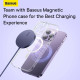 Беспроводное зарядное устройство Baseus Simple Mini3 Magnetic Wireless Charger (15W) (Purple)