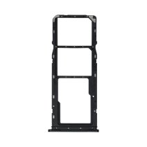 Держатель SIM-карты и карты памяти для Samsung A045 Galaxy A04 (2022) (2×SIM, карта памяти) (Black)