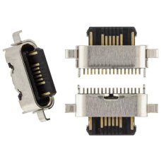 Роз'єм зарядки для Doogee N40 Pro 16 pin (4 кріплень) (контакти посередині) (Type-C)