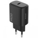 Мережевий зарядний пристрій Proove Silicone Power 2 USB-C (20W) з кабелем Type-C – Lightning (Black)