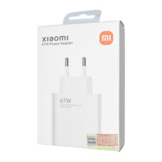Сетевое зарядное устройство Xiaomi USB-A (67W · 6.2A) (OEM) (White)
