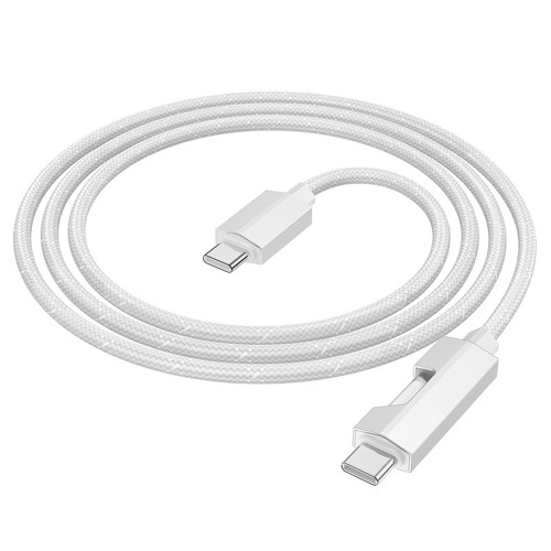 Кабель Hoco U123 Type-C – Type-C (1.2 м · 60W · 3A) (Gray)