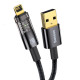 Кабель Baseus Explorer Series Auto Power-Off USB-A – Lightning (1 м · 12W · 2.4A) (CATS000401) (Black)