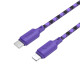 Кабель Hoco X116 Meridian Type-C – Lightning (1 м · 27W · 3A) (Purple)