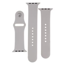 Ремінець для Apple Watch 42/44/45/49 мм Band Silicone, 2 шт (Stone)