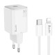 Мережевий зарядний пристрій Avantis A896 USB-C (20W · 3A) з кабелем Type-C – Lightning (White)