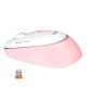 Мишка бездротова MeeTion R571 (1600 DPI) (White/Pink)