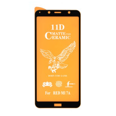 Защитная пленка Ceramic Matte для Xiaomi Redmi 7a (Full Glue) (Black)