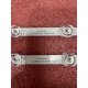 Пряма підсвітка для телевізора Hisense 55″ JL.D550F1330-003AS-M (2 планки по 1055 мм, 15 LED, лінза 17 мм, 3 В)