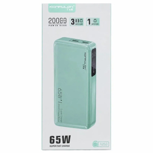 Повербанк Konfulon A25Q 65W (20000 mAh) (White)