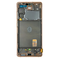 Дисплей для Samsung G781 Galaxy S20 FE (5G) с тачскрином в рамке (Orange) (Original)