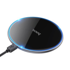 Бездротовий зарядний пристрій Hoco CW6 Pro 2в1 (15W) (Black)