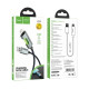 Кабель Hoco U123 USB-A – Lightning (1.2 м · 12W · 2.4A) (Black)