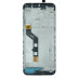 Дисплей для Motorola XT2081 Moto E7 Plus с тачскрином в рамке (Black) (Original PRC)