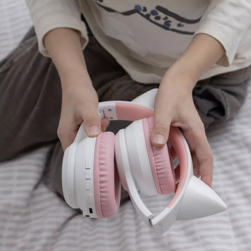 Наушники Bluetooth Proove Kids Neko (APP) (White/Pink)