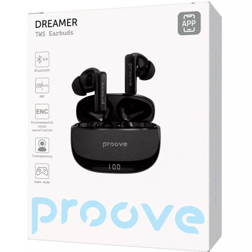 Наушники Bluetooth Proove Dreamer TWS with ANC (APP) (White)