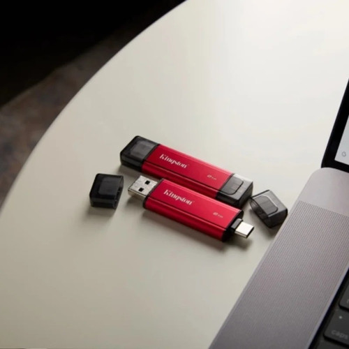 Зовнішній накопичувач Kingston Dual SSD USB-A/C NVMe 2TB Red/Black