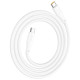 Кабель Hoco X93 Type-C – Type-C Force (1 м · 60W · 5A) (White)