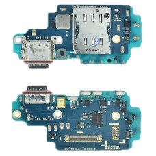 Нижня плата для Samsung S918U Galaxy S23 Ultra (USA version) з роз’ємом зарядки та мікрофоном (Original Used)