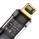Кабель Baseus Explorer Series Auto Power-Off USB-A – Lightning (1 м · 12W · 2.4A) (CATS000401) (Black)